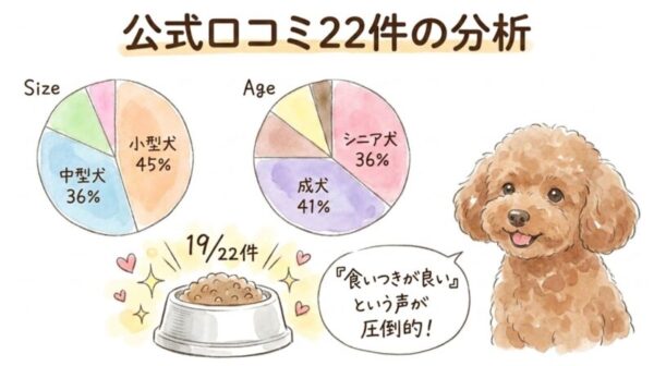 公式口コミ22件の分析