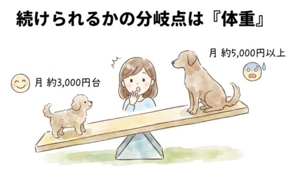 続けられるかの分岐点は「体重」